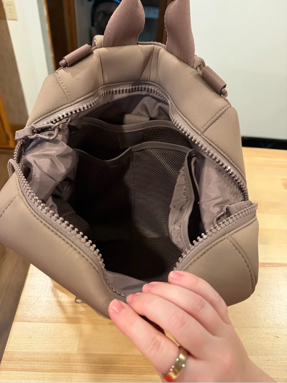 Dagne Dover Diaper / Indie Backpack in Dusty Mauve
